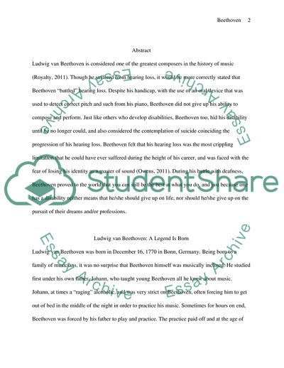 Beethovens Life and His Battle with Deafness