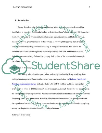 Eating Disorders Analysis