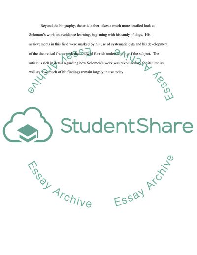 How Richard Lester Solomons Work Was Revolutionary