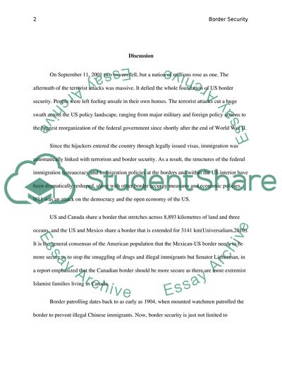 Securing the US Border