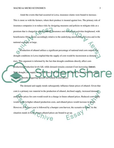 Corn and Ethanol Prices