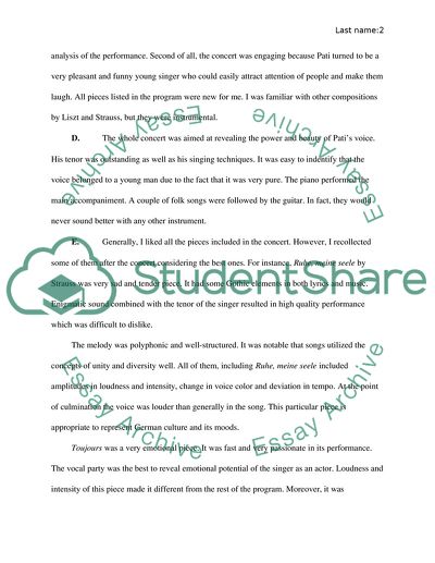 Concert of Pene Pati