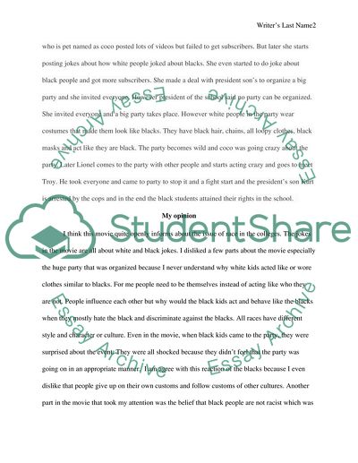 Analysis of Dear White People Movie