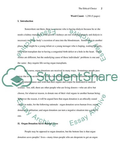 Organ Donation Saves Human Lives