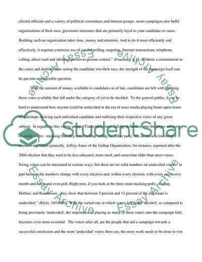 Campaigning for Public Office