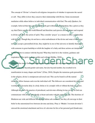 Religious Traditions