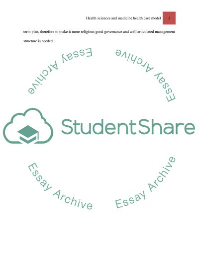 Healthcare Model Development