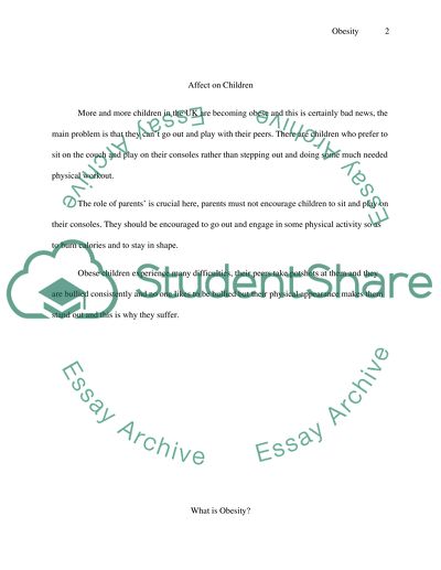 Obesity in Children - How Does It Exclude Them from School Sport and Activities