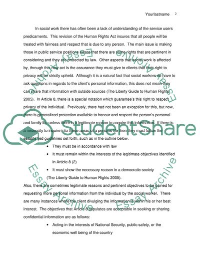 Law and Social Work in the United Kingdom