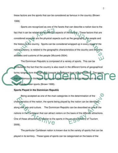 Dominican Republic Sports