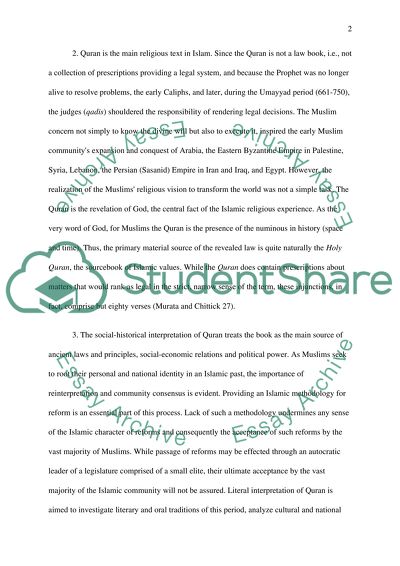 Islam in the Modern World