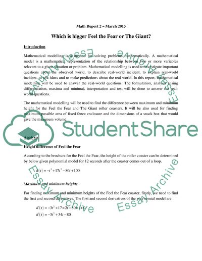 Which Is Bigger Feel the Fear or The Giant