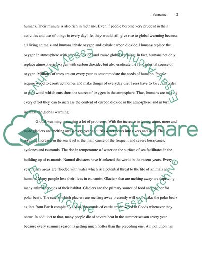 Solutions for Global Warming