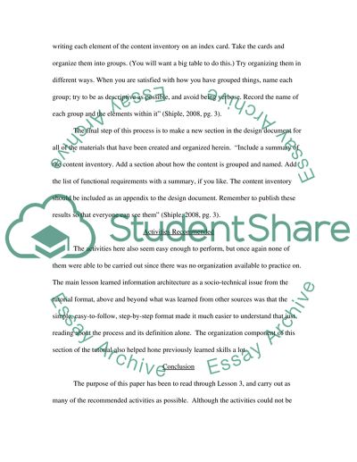 Website development.The recommended activities. Part 3