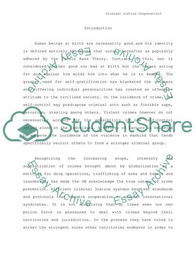 International Justice Cooperation