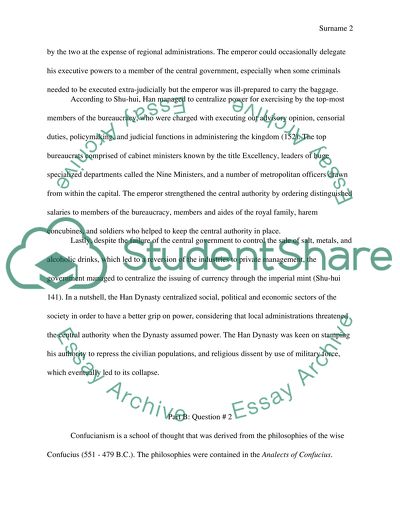 Two Traditional Chinese History