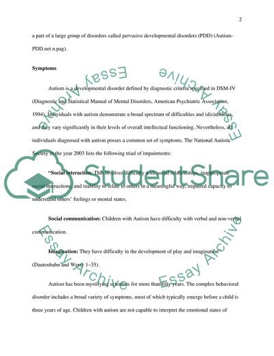 Students with Autism Spectrum Disorders