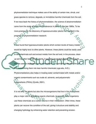 An Emerging Bioremediation Technique