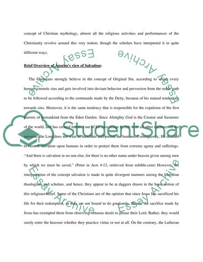 Comparative Soteriologiesn Lutheran and Reformed Judaism