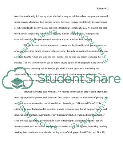 Politics of Poverty and Social Welfare Policy