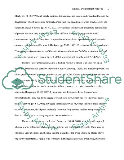 Personal Development Portfolio