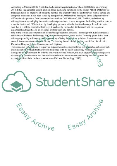 The Success Factors for Apple Inc