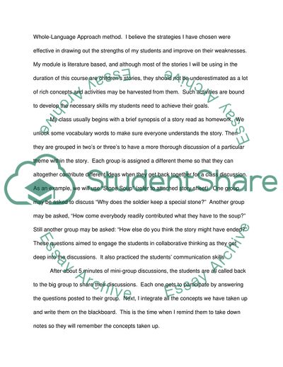 Reflect on My Teaching