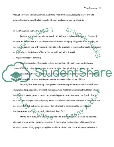 Human Sexuality for People Who are Married to Each Other Accompanied by Pleasure