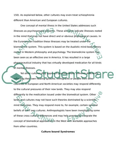 Concept of Mental Illness