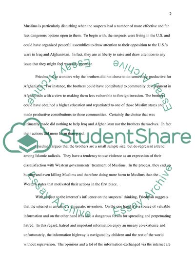 Judgment Not Included by Thomas L. Friedman