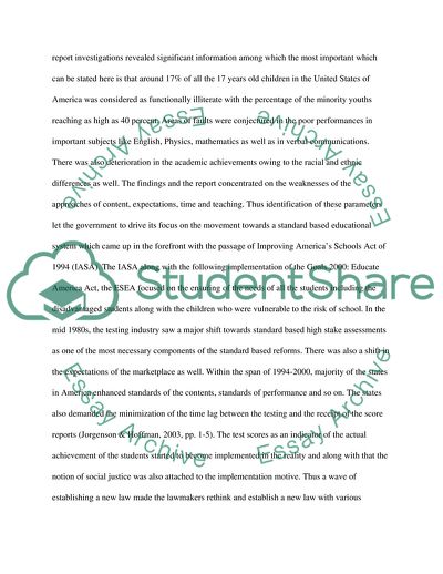 Inclusive Education and the No Child Left Behind Act