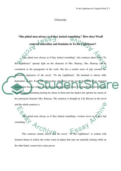 To the Lighthouse by Virginia Woolf