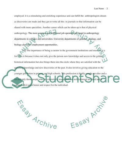 Anthropology as Branch of Social Science