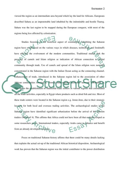 Discuss the importance of the Sahara and the Indian Ocean in ancient African history