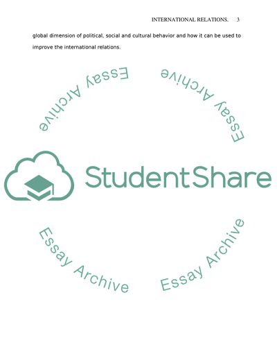 International relation study guide