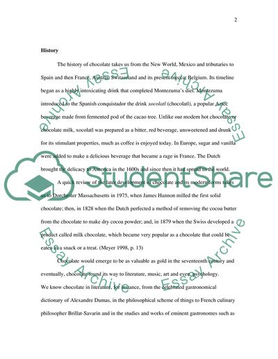 Chocolate and its Advantages