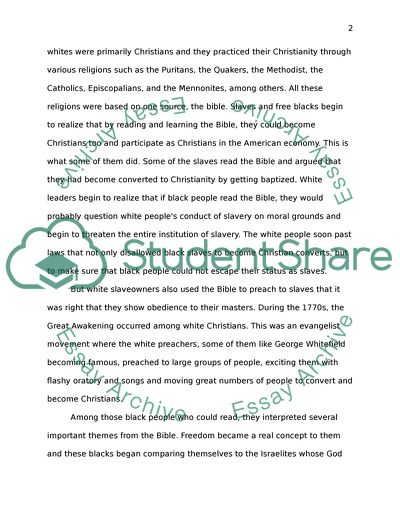 Womens Role in the African American Church