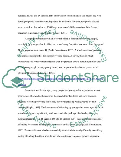 Crime by Young People