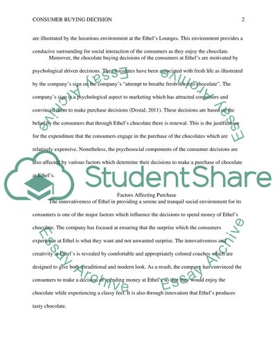 Consumer Buying Decision