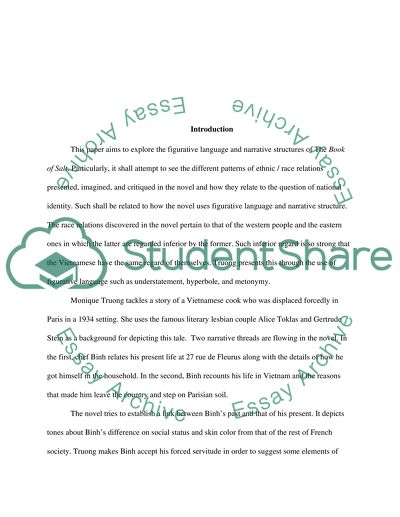 The Figurative Language and Narrative Structures of The Book of Salt