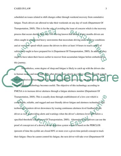 Analysis of Cases Concerning Occupational Safety and Health Administration Standards