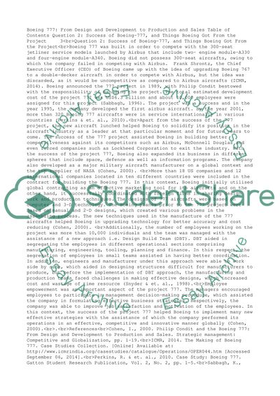 Boeing 777: From design and development to production and sales