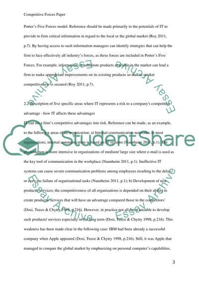 Harvard Business Review Competitive Forces Paper