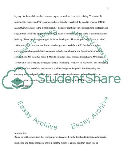 Analysis of Marketing Strategies and Slogans of Vodafone