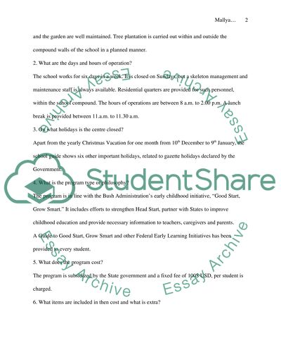 Fundamentals of Early Childhood Education