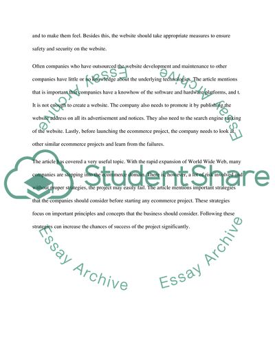 Launching a Successful E-commerce Site