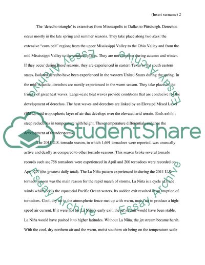 Severe Storm exam