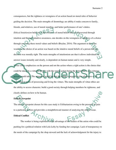 Ethical and Professional Practice Issues