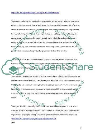 How Has Poverty Reduction Policy in Turkey Succeeded