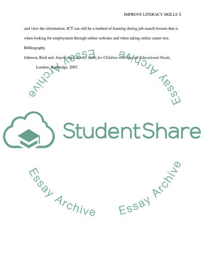 How to Improve Literacy Skills